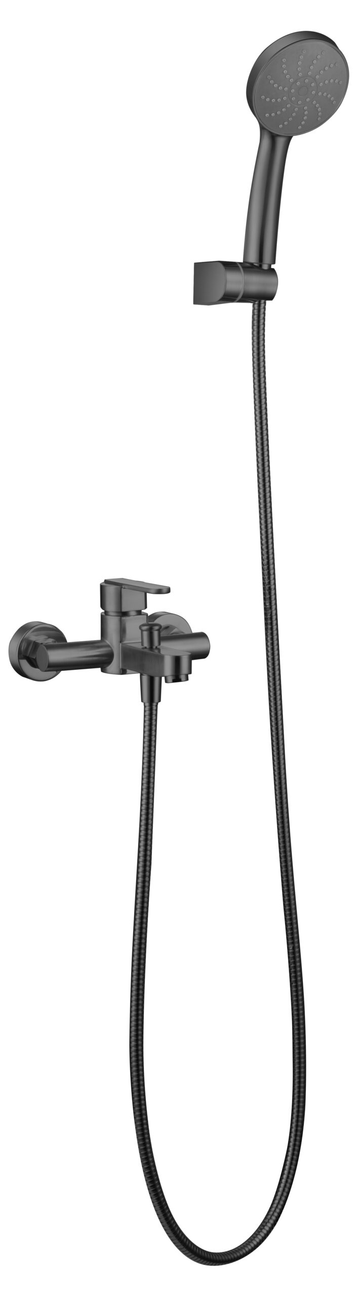 Grifería de baño y ducha monomando negro mate serie Roma