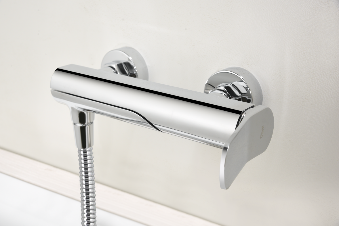 Grifería de baño y ducha monomando cromado serie Dinamarca
