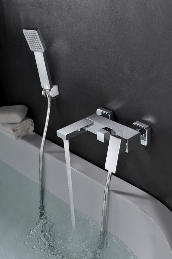 Grifería de baño y ducha monomando cromado serie Valencia