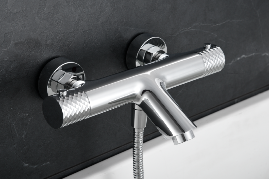 Grifería baño y ducha termostático cromado serie Génova