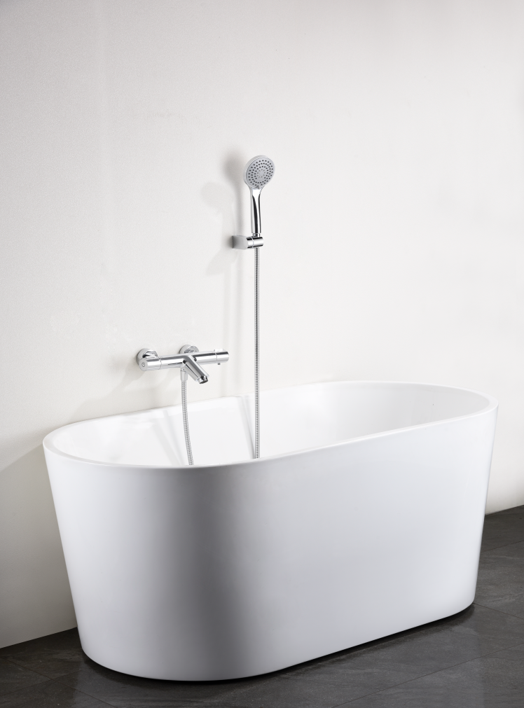 Grifería baño y ducha termostática cromado serie Eco-Kent