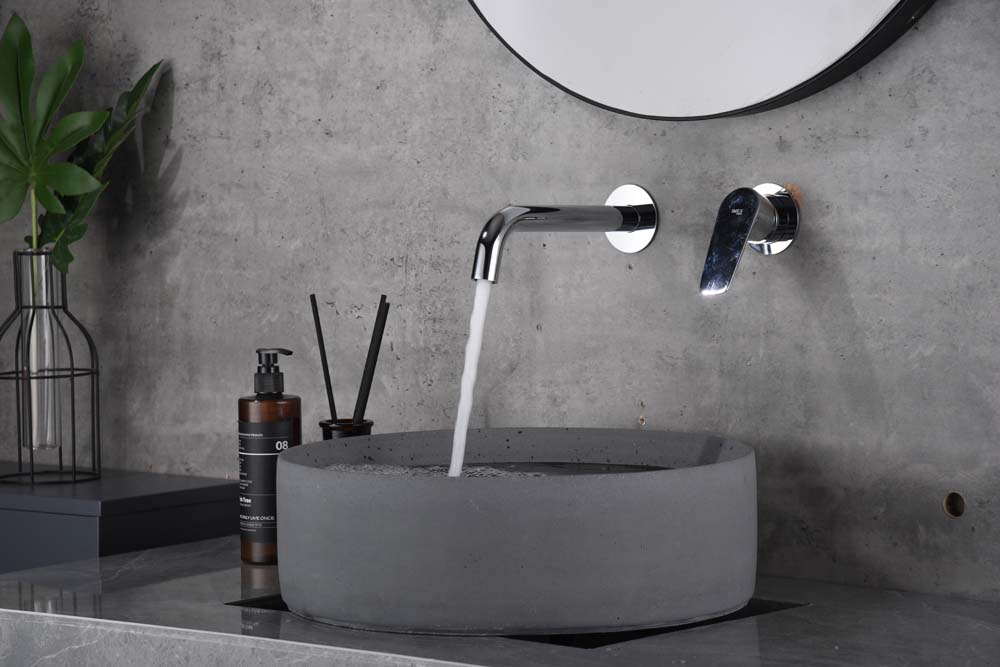 Grifo de lavabo empotrado cromado serie Belgica
