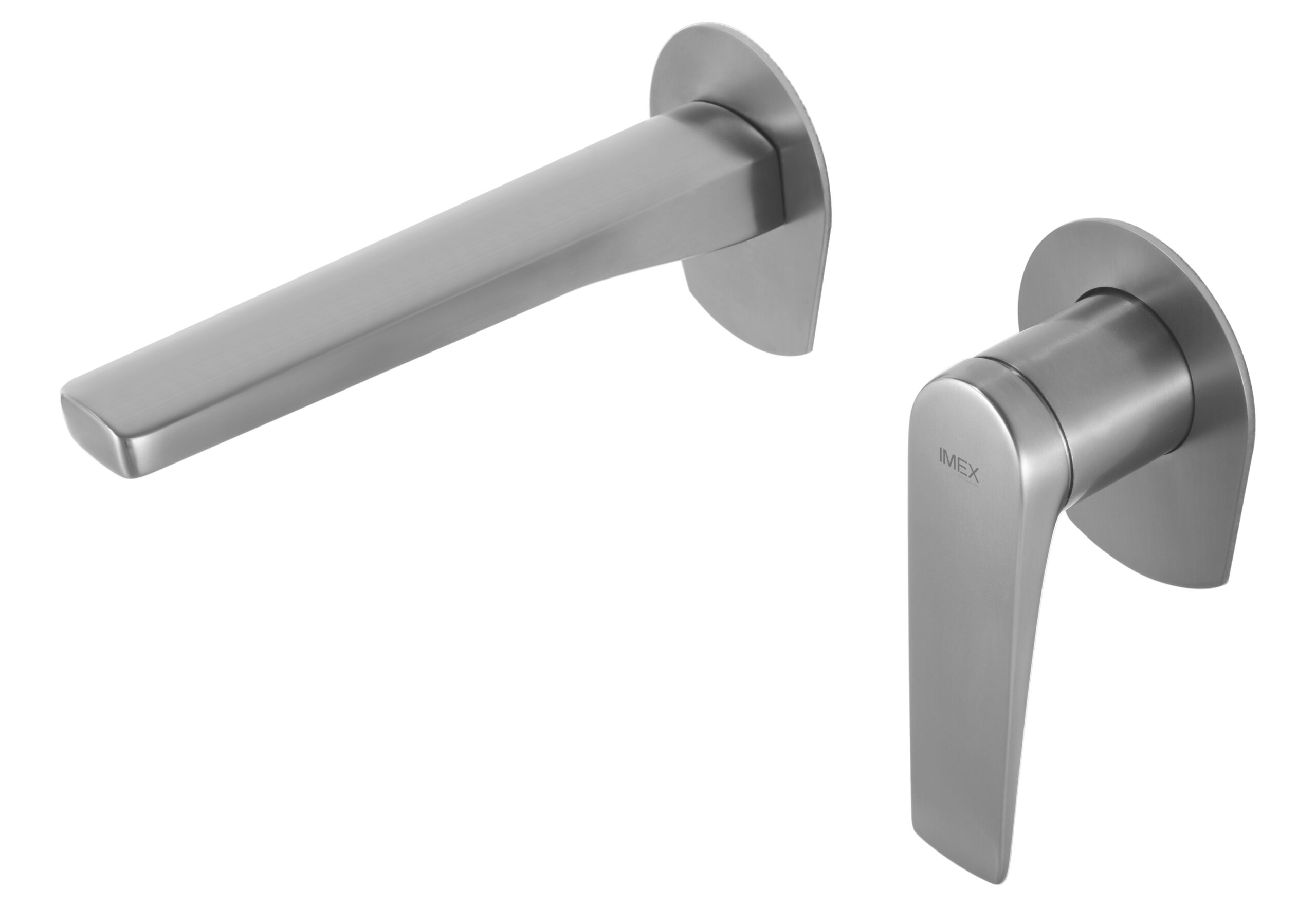 Grifo de lavabo empotrado monomando acero inox. S.316 serie Delos