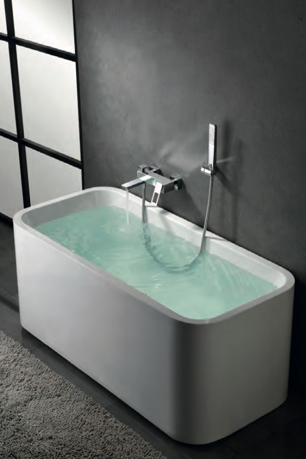 Grifería de baño y ducha monomando cromado serie Suecia