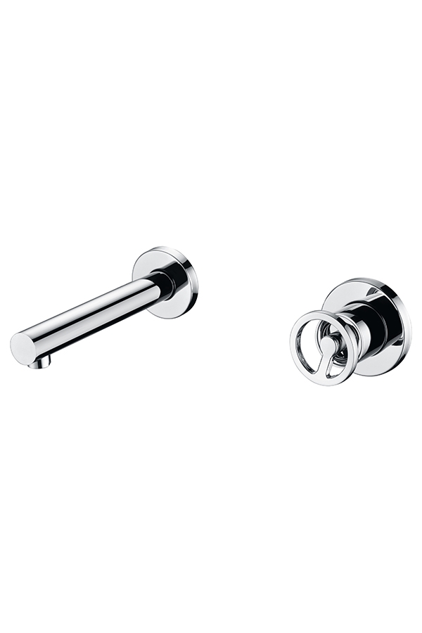 Grifo de lavabo empotrado monomando cromado serie Olimpo