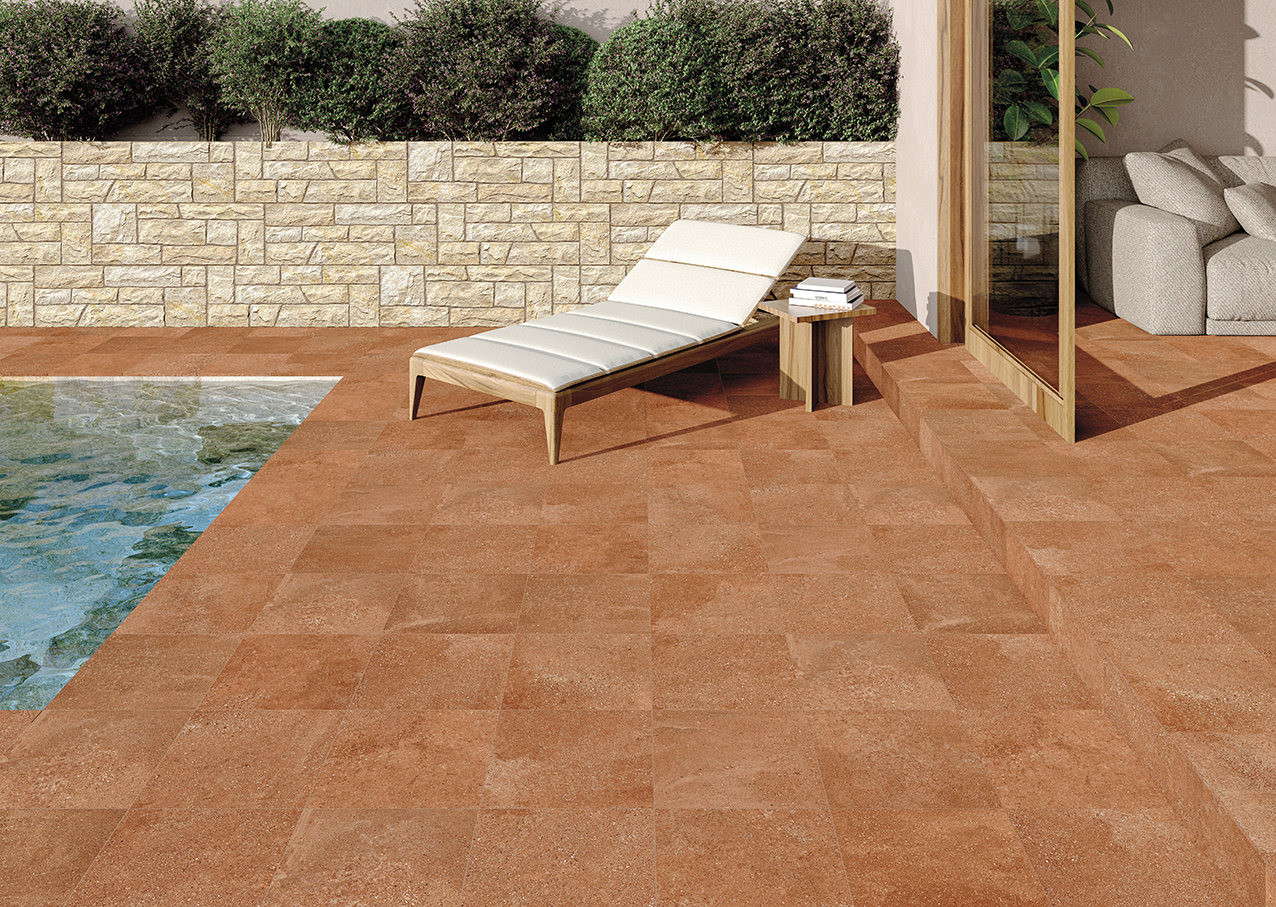 ARGILE 33 ROJO 33,3 X 33,3 - Materiales Luisa